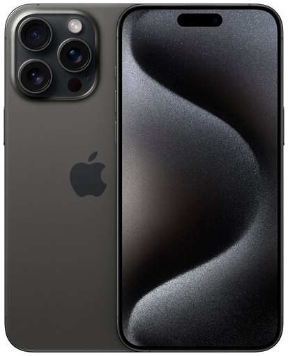 Смартфон Apple iPhone 15 Pro Max 256 ГБ, Dual nano SIM, черный титан 19846766785588