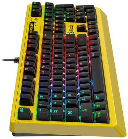 Клавиатура A4Tech Bloody B810RC Punk механическая желтый/черный USB for gamer LED 19846767764885