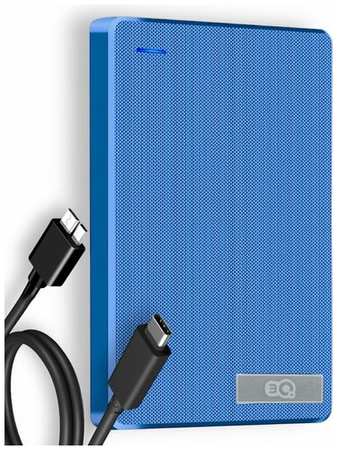 Внешний жесткий диск TLC Slim Portable 500 Гб HDD 2,5″ накопитель USB Type-C, синий 19846782339356
