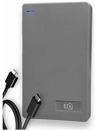 Внешний жесткий диск TLC Slim Portable 500 Гб HDD 2,5″ накопитель USB Type-C, серый 19846782339357