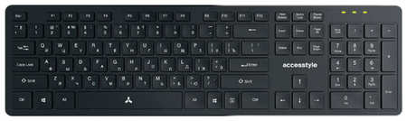 Клавиатура проводная мембранная Accesstyle K201-ORE, серый 19846788055201
