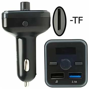 FM трансмиттер Bluetooth / Модулятор автомобильный / Адаптер быстрой зарядки с 2 USB 3.1 A M-26 19846788947680