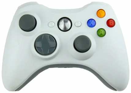 Беспроводной геймпад (джойстик) для Xbox 360 беспроводной, белый 19846791192108