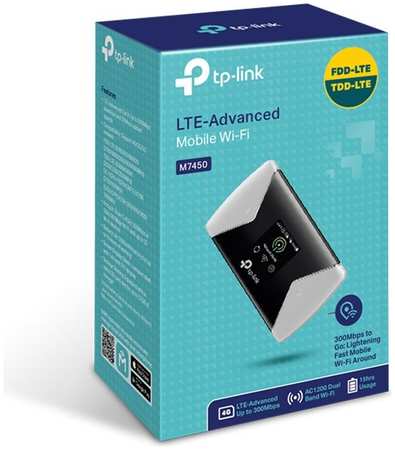 Wi-Fi роутер TP-LINK M7450, N300, серый 19846793154359