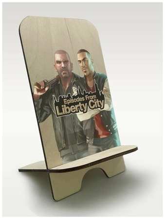 Бруталити Подставка для телефона c рисунком УФ игры Grand Theft Auto Episodes from Liberty City (GTA 4 Liberty City, Джони Клебец) - 70