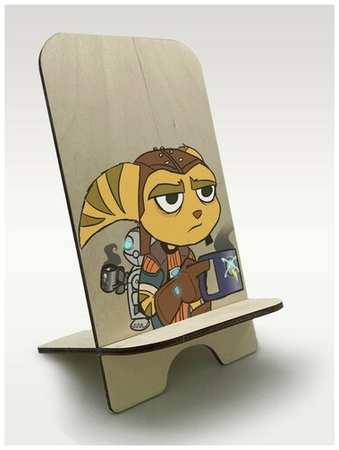 BrutBag Подставка для телефона c рисунком УФ игры Ratchet & Clank (Рэчет и Кланк, галактические рейнжеры, мистер Зуркон) - 76