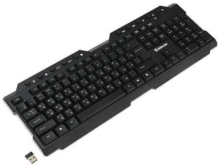 Клавиатура Defender Element HB-195 RU, беспроводная, мембранная, 114 клав, USB, черная 19846819512445