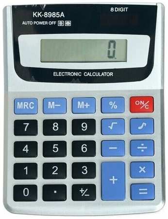 Калькулятор настольный, 8 - разрядный, KK - 8985А, с мелодией 19846825021603