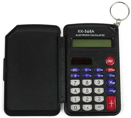 Калькулятор карманный, 8-разрядный, KD-568А, двойное питание./В упаковке шт: 1 19846825029736