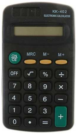 Сима-ленд Калькулятор карманный 08-разрядный KK-402 работает только от батарейки 556064