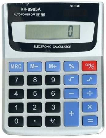 Калькулятор настольный, 8 - разрядный, KK - 8985А, с мелодией 19846825949271