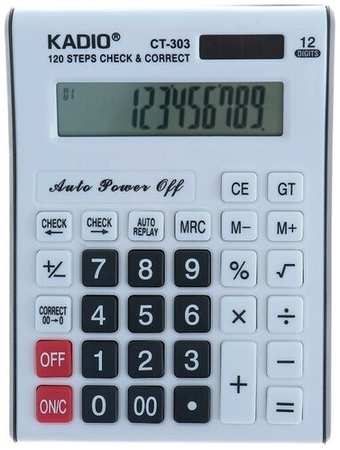 Калькулятор настольный, 12-разрядный, 303, двойное питание 19846825987756