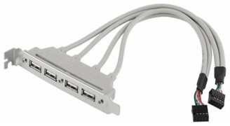 Планка USB 2.0 4 порта на панель корпуса 19846835778867
