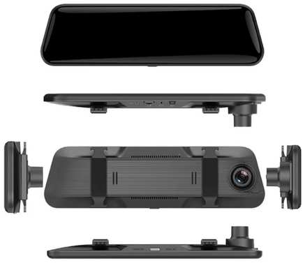 Автомобильный видеорегистратор с 2-мя камерами и сенсорным экраном Eplutus D82 19846837106643