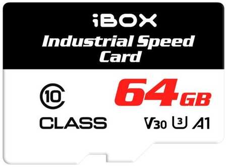 Карта памяти microSDXC 64GB iBOX Industrial Speed Card