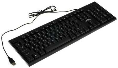 MikiMarket Клавиатура Perfeo ″CLASSIC″, проводная, мембранная, 104 клавиши, USB, чёрная 19846861772398