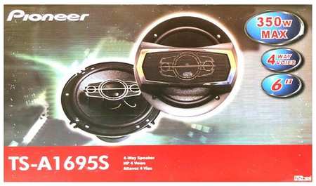 Автомобильные колонки Pioneer TS-A1695S 16см четырехполосные коаксиальные 19846879914010