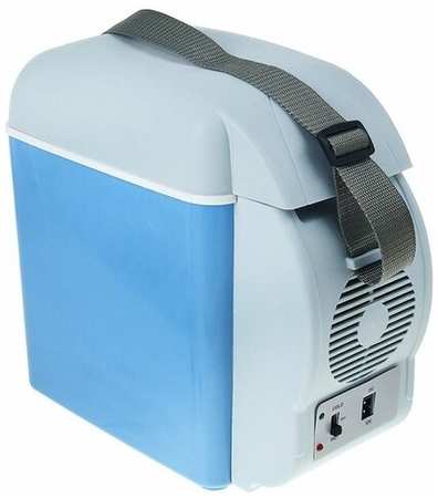RECOM Автохолодильник 7.5 л, 12 В, с функцией подогрева, серо-голубой 19846881019254