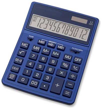 Калькулятор настольный 12-разр, 155*204*33мм, 2-е питание, SDC-444XRNVE (1 шт.)