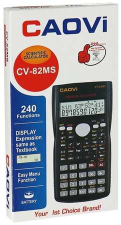 ProMarket Калькулятор инженерный 10-разрядный Caovi CV-82MS двухстрочный (1 шт.) 19846883459322