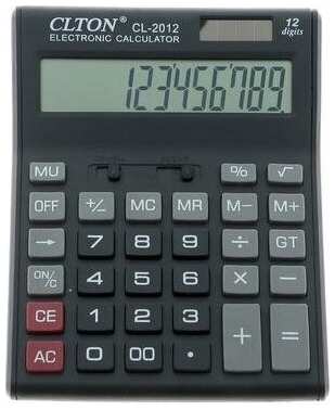 Калькулятор настольный, 12-разрядный, CL-2012, двойное питание 651476 19846887267718