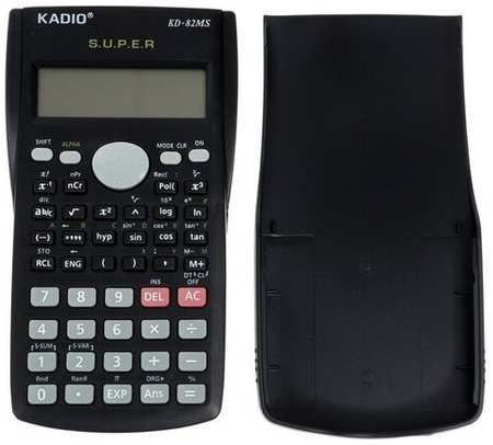Калькулятор инженерный с крышкой чехлом 10 - разрядный KK - 82MS, двухстрочный 19846887626778