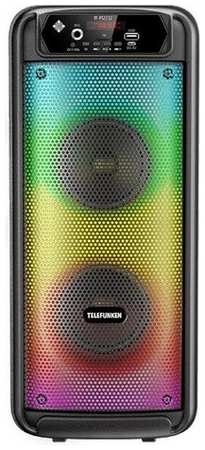 Портативная колонка Telefunken TF-PS2212, 60Вт, 1800мАч, FM, BT, microSD, USB, подсветка