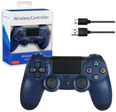 Беспроводной геймпад для PS4 / Джойстик Bluetooth для Playstation 4, Apple (IPhone, IPad), Androind, ПК