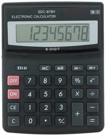 Сима-ленд Калькулятор настольный, 8 - разрядный, SDC - 878V 19846888272304