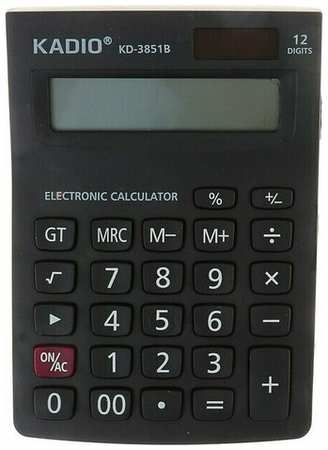 Калькулятор настольный, 12-разрядный, 3851B, двойное питание 19846888720075