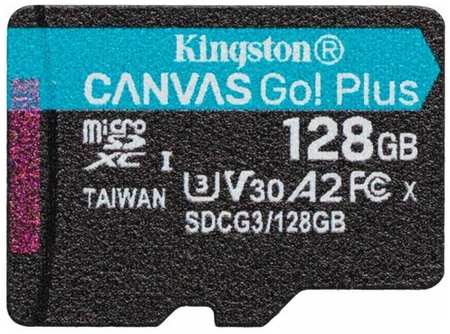 Карта памяти Kingston Флеш карта microSDXC 128GB SDCG3/128GBSP Canvas Go! Plus w/o adapter 19846888759404