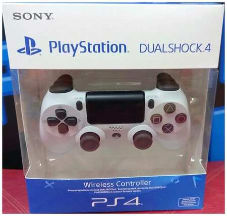 Sony Controller Dualshock 4 Wireless Glacier White v.2 Original РосТест (CUH-ZCT2EGW) 19846890587781