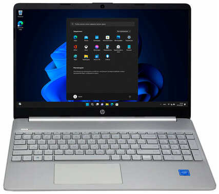 Ноутбук HP Laptop 15 15.6″ HD/Intel Celeron N4120 1.1ГГц/8Гб DDR4 RAM/512Гб SSD/Intel UHD Graphics 600/Windows 11 Pro/Русская клавиатура