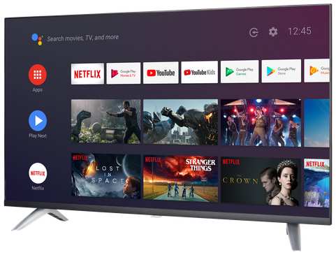 Телевизор Smart TV 32 дюйма Full HD с Android TV и Bluetooth