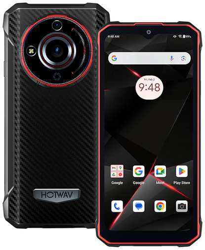 Смартфон HOTWAV T7 4/128 ГБ, Dual nano SIM, рубиново-красный