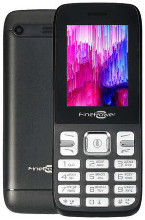 Телефон FinePower SR245, 2 SIM, черный 19846966262748