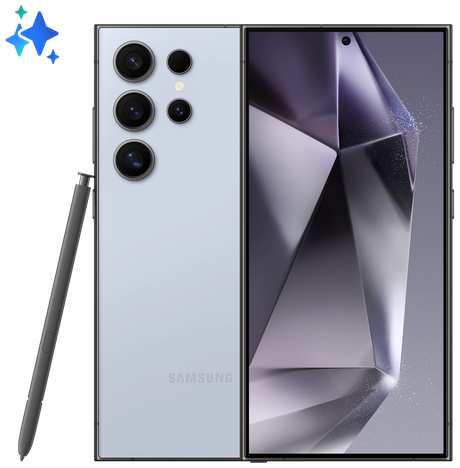 Смартфон Samsung Galaxy S24 Ultra 12/512 ГБ, Dual: nano SIM + eSIM, Titanium Blue 19846976520913