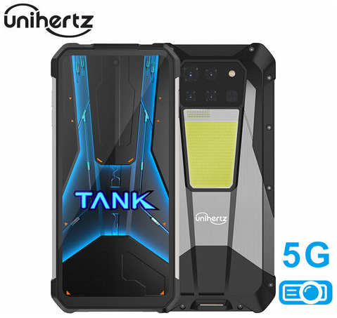 Unihertz Tank 3 Pro, Android 14 5G 18+512 ГБ смартфон с проектором рейтинг IP68 23800 мАч аккумулятор две SIM-карты + Micro SD