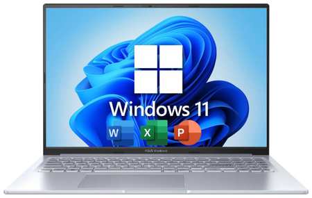 16″ Ноутбук ASUS VivoBook 16 X, Intel Core i5-1235U (10 ядер), RAM 16 ГБ, SSD 512 ГБ, Intel UHD , Windows 11 Pro + Office 2021 , Русская раскладка