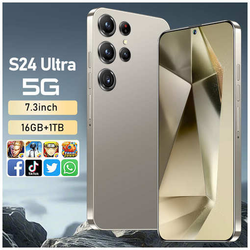 Смартфон, S24 Ultra, 16ГБ, 1ТБ, 7.3″, Android 14