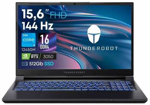 Ноутбук игровой Thunderobot 911S Core D (15.6″/Core i5-12450H/Ram 16 GB/512GB SSD/RTX 3050/Win 11/)