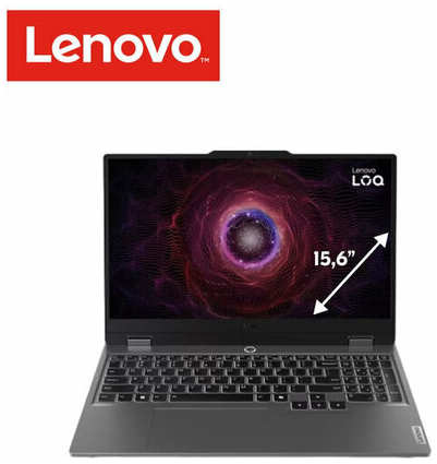 Игровой ноутбук Lenovo LOQ 15ARP9 15.6″, AMD Ryzen 5 7235HS, RAM 16 ГБ, SSD 512 ГБ, NVIDIA GeForce RTX 3050 (6 Гб), Без системы, (83JC0058RK)