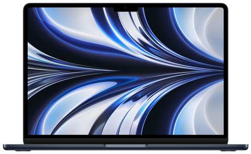 13.6″ Ноутбук Apple MacBook Air 13 2022 2560x1664, Apple M2, RAM 8 ГБ, LPDDR5, SSD 256 ГБ, Apple graphics 8-core, macOS, Z160000LC, midnight, английская раскладка