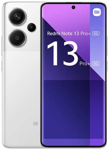 Смартфон Xiaomi Redmi Note 13 Pro+ 16/512 ГБ Global, Dual nano SIM, moonlight white 19847088555853