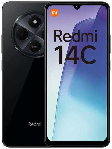 Смартфон Xiaomi Redmi 14C 8/256 ГБ Global, Dual nano SIM, черный 19847102404682