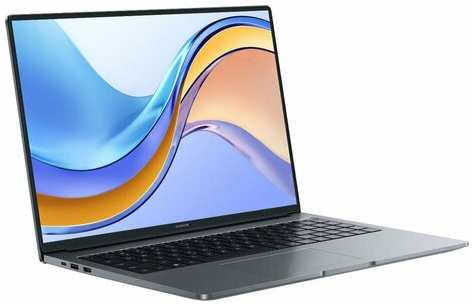 Ноутбук HONOR MagicBook X16 2024/16″/Core i5-12450H(8 ядер 2-4.4ГГц)/16 ГБ/512ГБ/Без Windows/Алюминевый корпус/Зарядка typ-c//Русская клавиатура