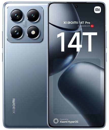 Смартфон Xiaomi 14T Pro 12/512 ГБ RU, Dual: nano SIM + eSIM, titan blue 19847121759381