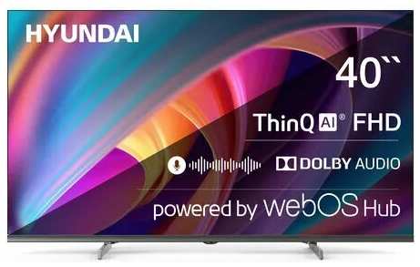 40″ Телевизор Hyundai H-LED40BS5100, FULL HD, смарт ТВ, WebOS