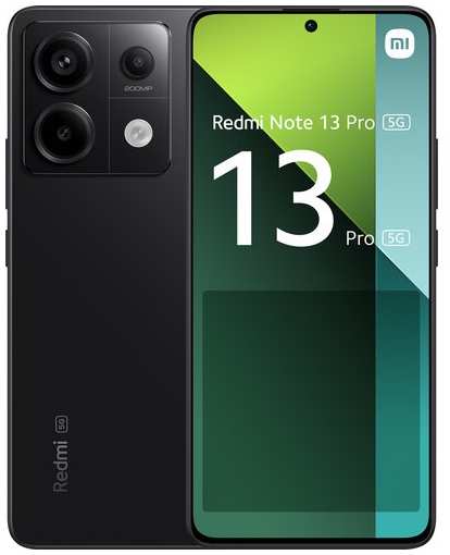 Смартфон Xiaomi Redmi Note 13 Pro 5G 8/256 ГБ Global, Dual nano SIM, midnight black 19847193708881