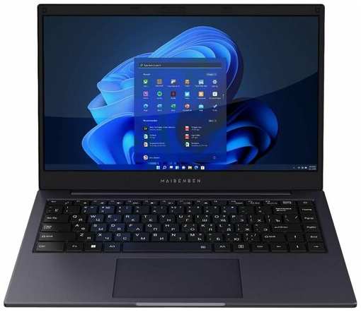 14″ Ноутбук Maibenben Smart S14A-R545UM, AMD Ryzen 5 Pro 4650U (2.1 ГГц), RAM 8 ГБ, SSD 256 ГБ, AMD Radeon Graphics, Windows 11 Home, Русская клавиатура, синий, S14A-R545UMA1SHURE0 19847194240077